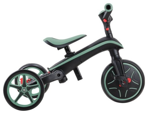 Трёхколёсный велосипед Globber Trike Explorer 4 in 1/732-104-2/one size, olive зеленый купить,NaN