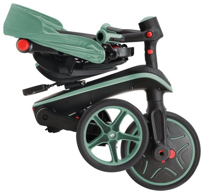 Трёхколёсный велосипед Globber Trike Explorer 4 in 1/732-104-2/one size, olive зеленый купить,NaN