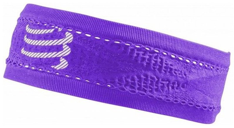 Повязка Compressport размер универсальный, фиолетовый