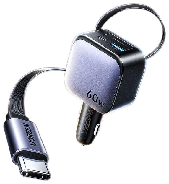 Зарядное устройство Ugreen EC602 (55212B) USB Type-C, USB 60 Вт серый купить,NaN