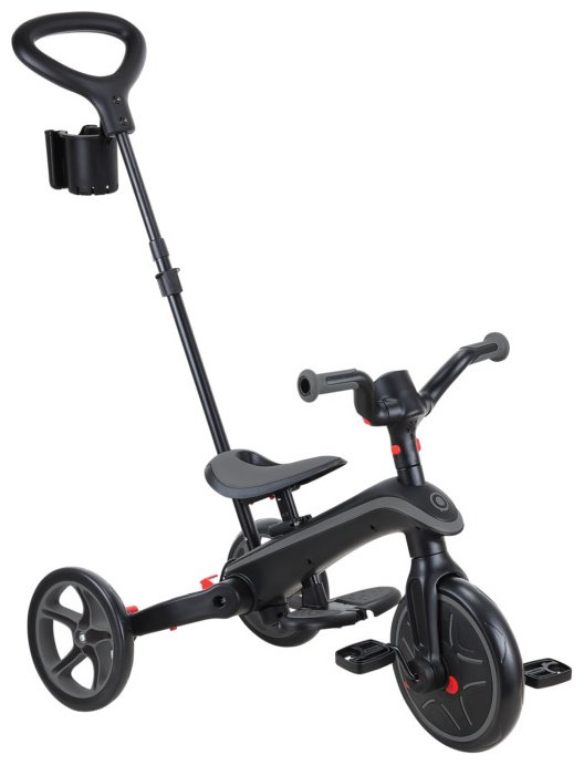 Трёхколёсный велосипед Globber Trike Explorer 4 in 1/732-120-2/one size, black grey черный, серый купить,NaN