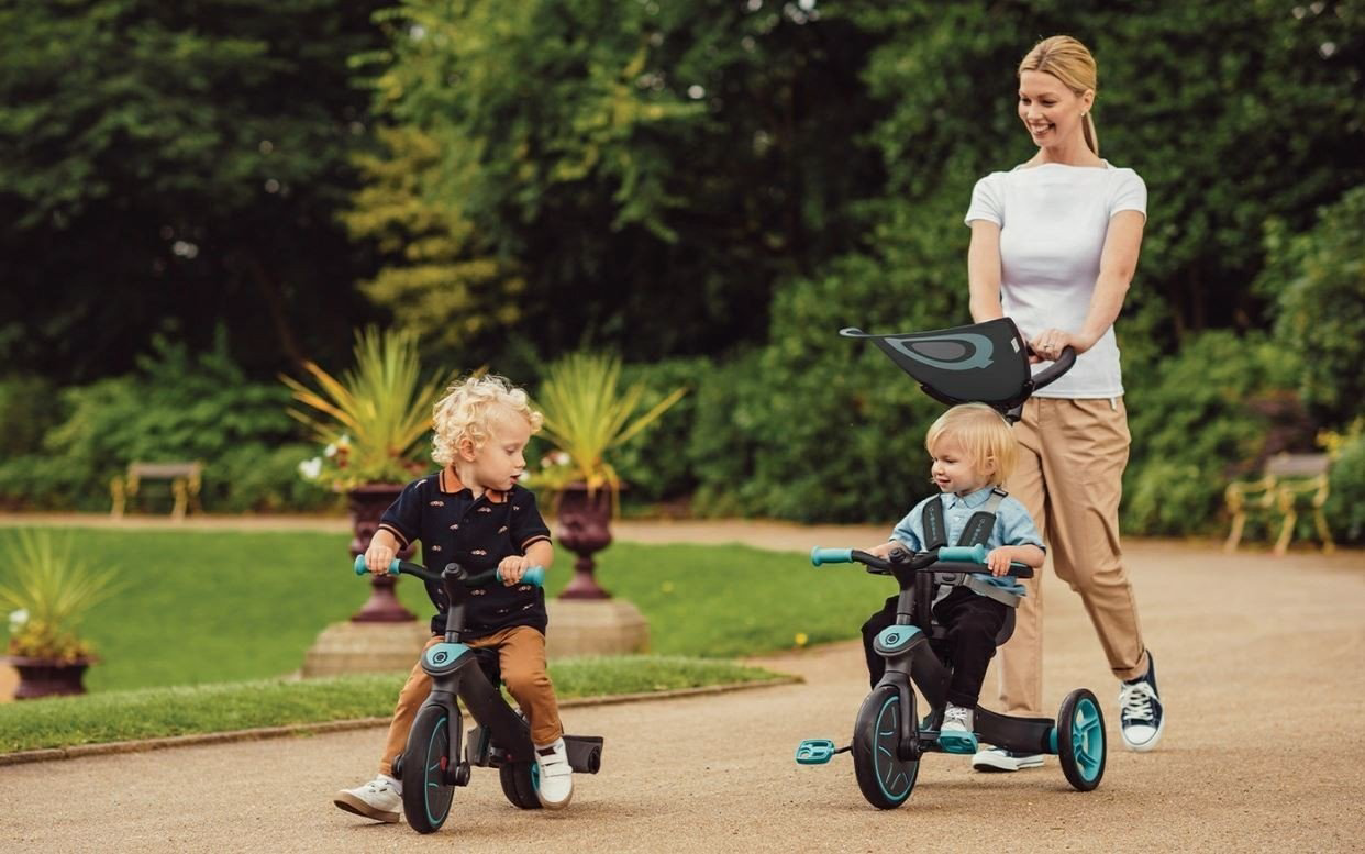 Трёхколёсный велосипед Globber Trike Explorer светло-зеленый купить,NaN