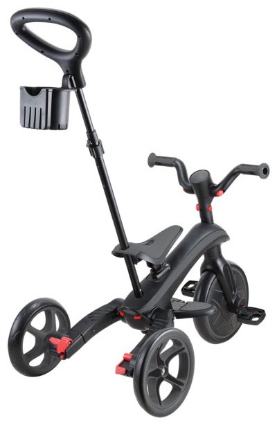 Трёхколёсный велосипед Globber Trike Explorer 4 in 1/732-120-2/one size, black grey черный, серый купить,NaN