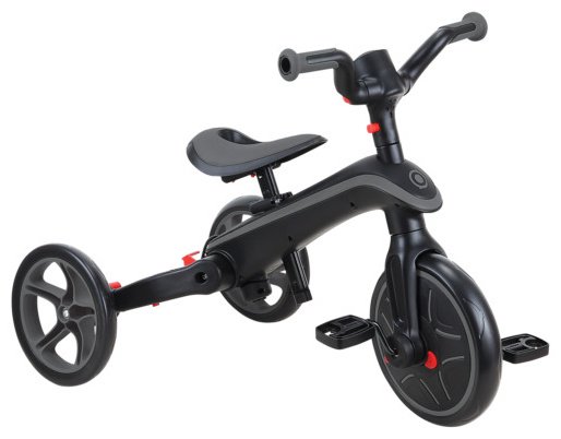 Трёхколёсный велосипед Globber Trike Explorer 4 in 1/732-120-2/one size, black grey черный, серый купить,NaN