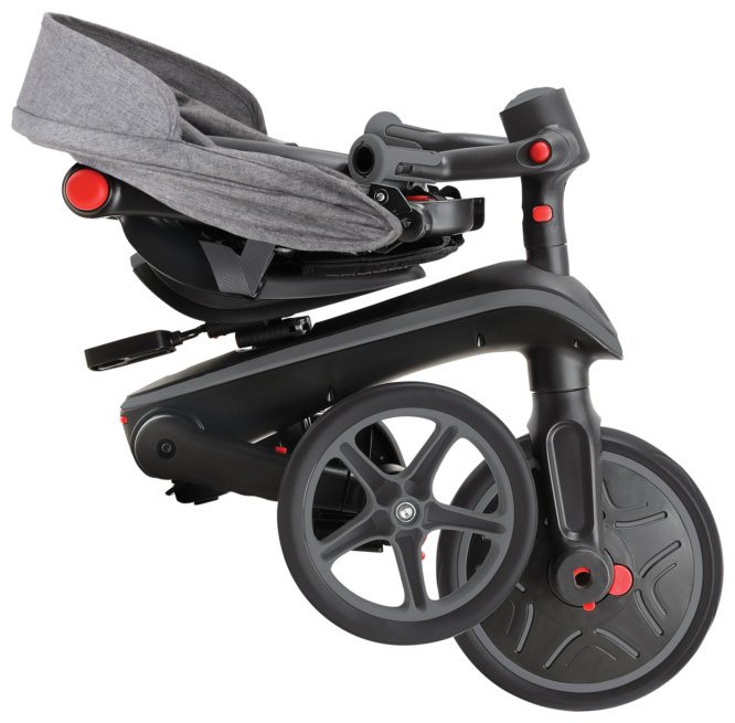 Трёхколёсный велосипед Globber Trike Explorer 4 in 1/732-120-2/one size, black grey черный, серый купить,NaN