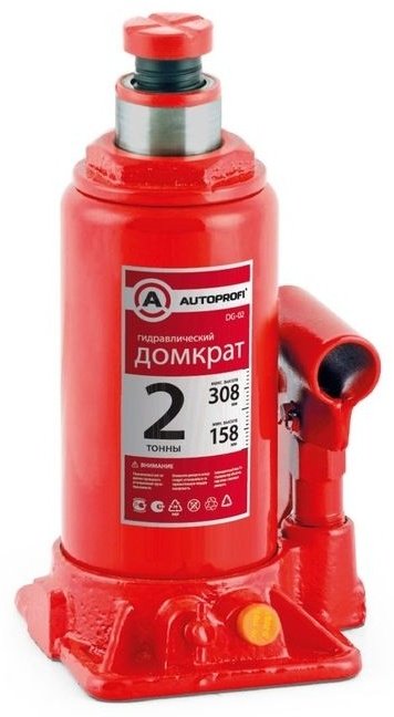 AUTOPROFI домкрат бутылочный DG-02 2 т купить,NaN