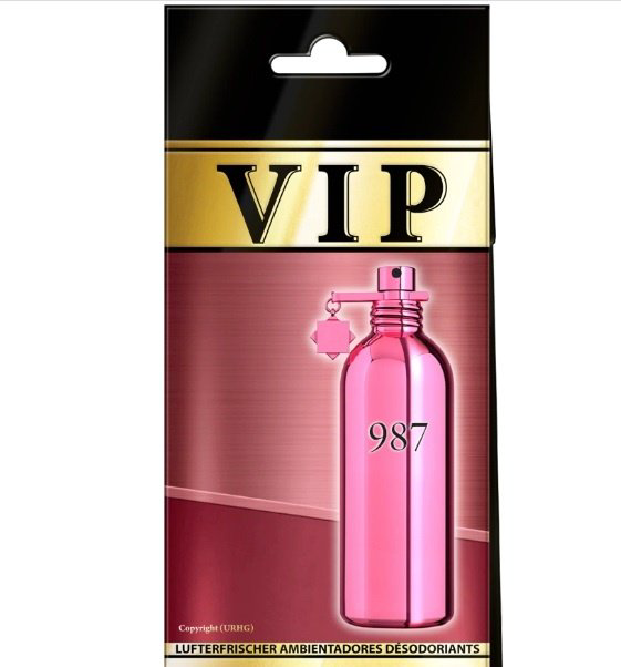 VIP ароматизатор картонный 987 Montale Roses Musk купить,NaN