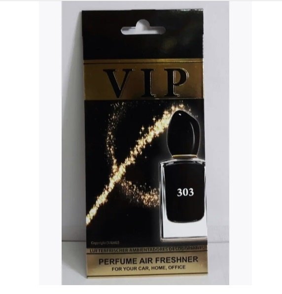 VIP ароматизатор картонный 303 Armani Si Intense