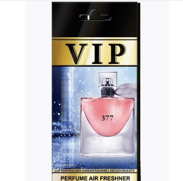 VIP ароматизатор картонный 377 Lancome La Vie Est Belle