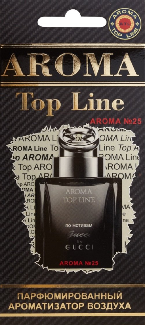 Aroma Top Line ароматизатор картонный 0225 A №25 (Гуччи) Gucci by Gucci