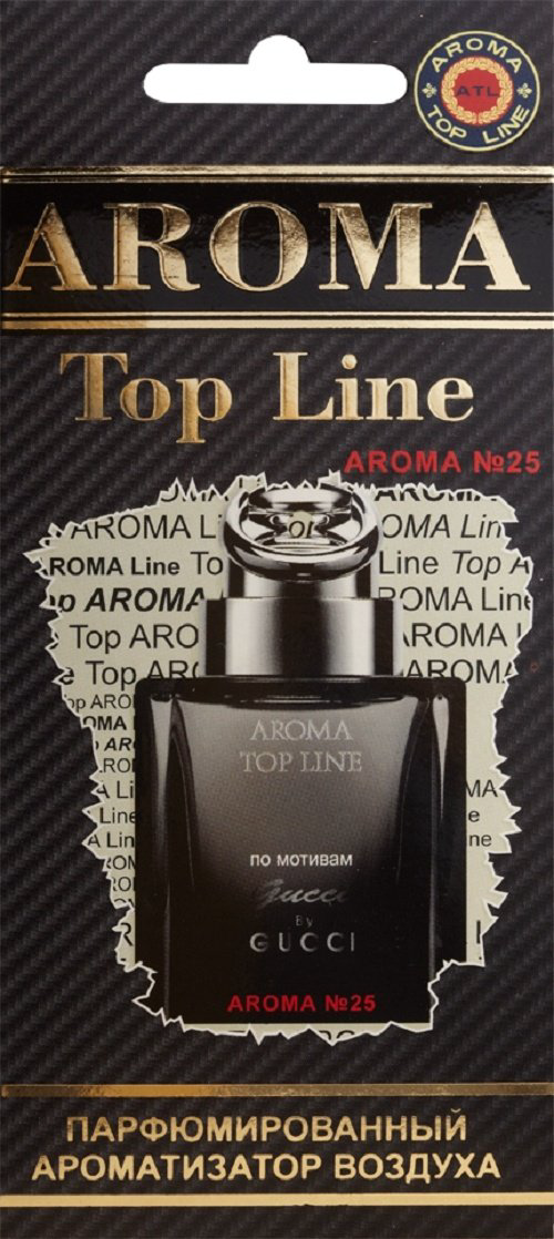 Aroma Top Line ароматизатор картонный 0225 A №25 (Гуччи) Gucci by Gucci