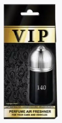 VIP ароматизатор картонный 140 Cartier de Pasha Edition Noire