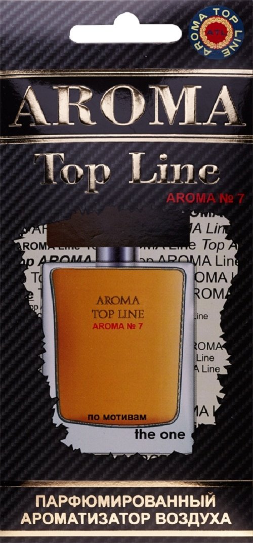 Aroma Top Line ароматизатор картонный 027 A №7 (Ди энд Жи) D&amp;G the one