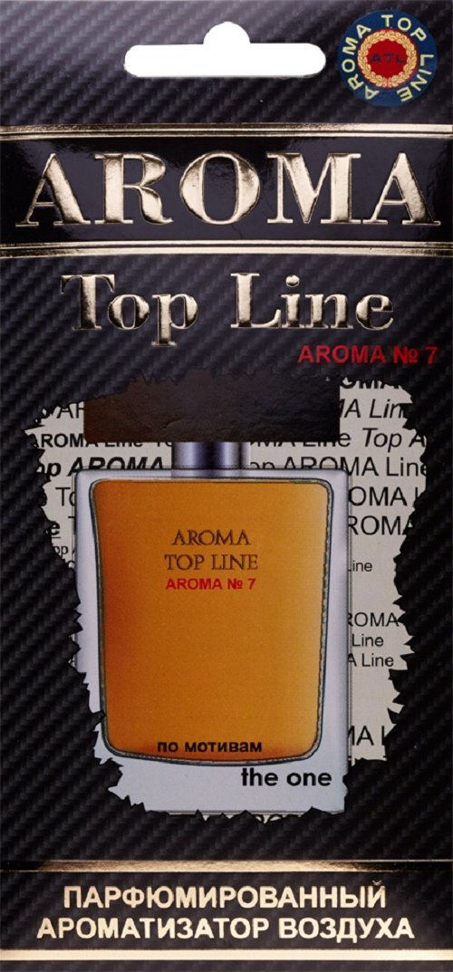 Aroma Top Line ароматизатор картонный 027 A №7 (Ди энд Жи) D&amp;G the one