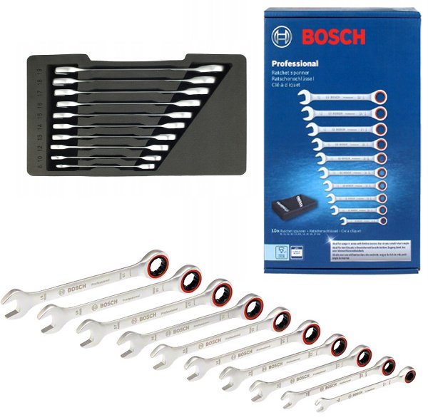 Bosch набор ключей комбинированный 30х32 мм 1600A02AU0, 10 шт