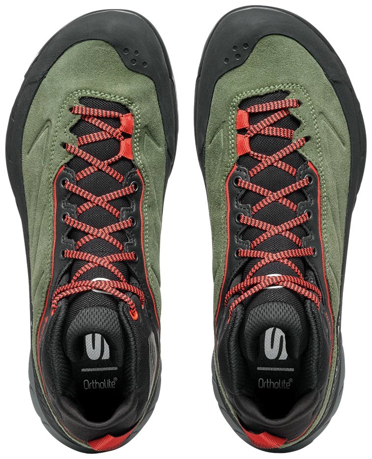 Треккинговые ботинки SCARPA зеленый