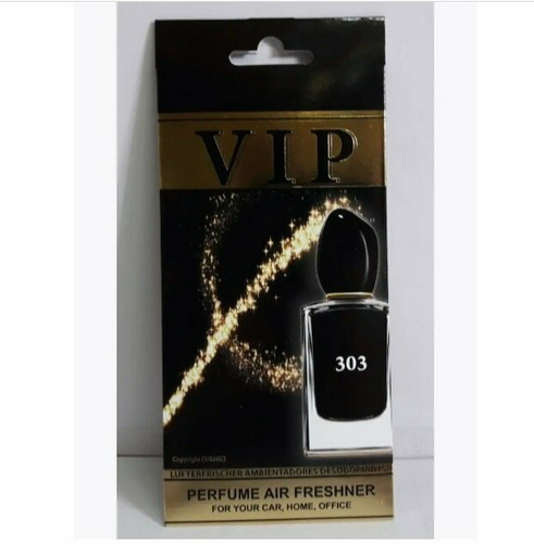 VIP ароматизатор картонный 303 Armani Si Intense