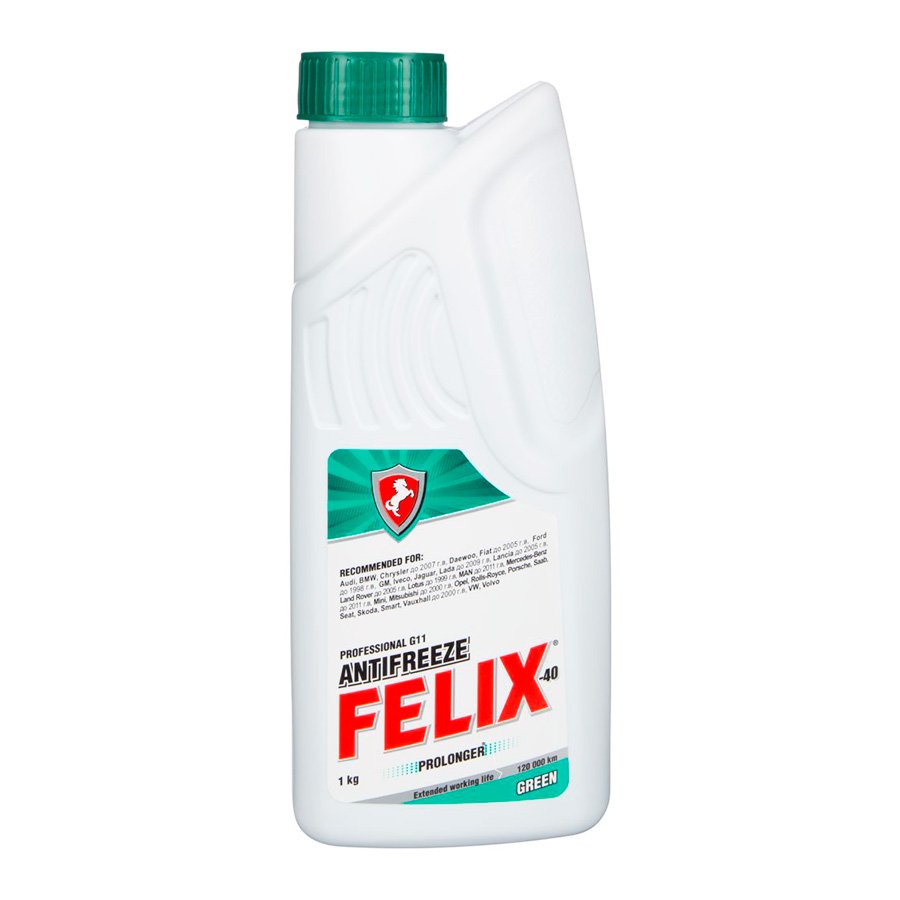 Антифриз Felix Prolonger G11 зеленый 1кг купить,NaN