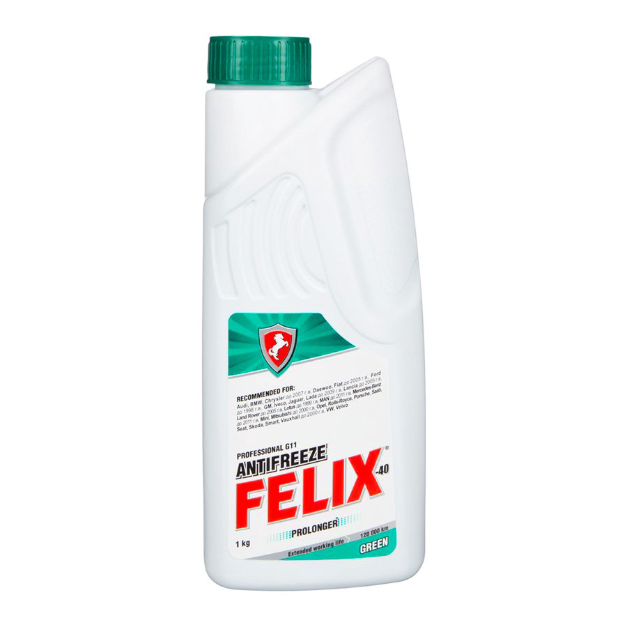 Антифриз Felix Prolonger G11 зеленый 1кг купить,NaN