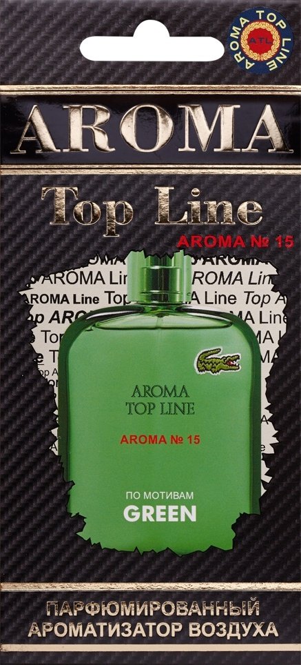 Aroma Top Line ароматизатор картонный 15 Green купить,NaN