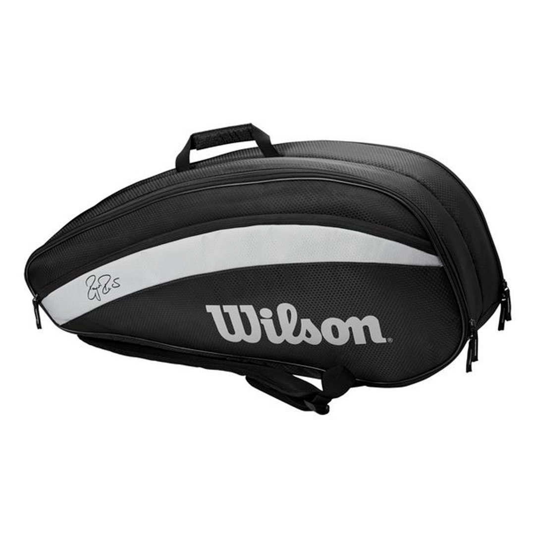 Сумка Wilson RF Team WR8005701001 черно-белая купить,NaN