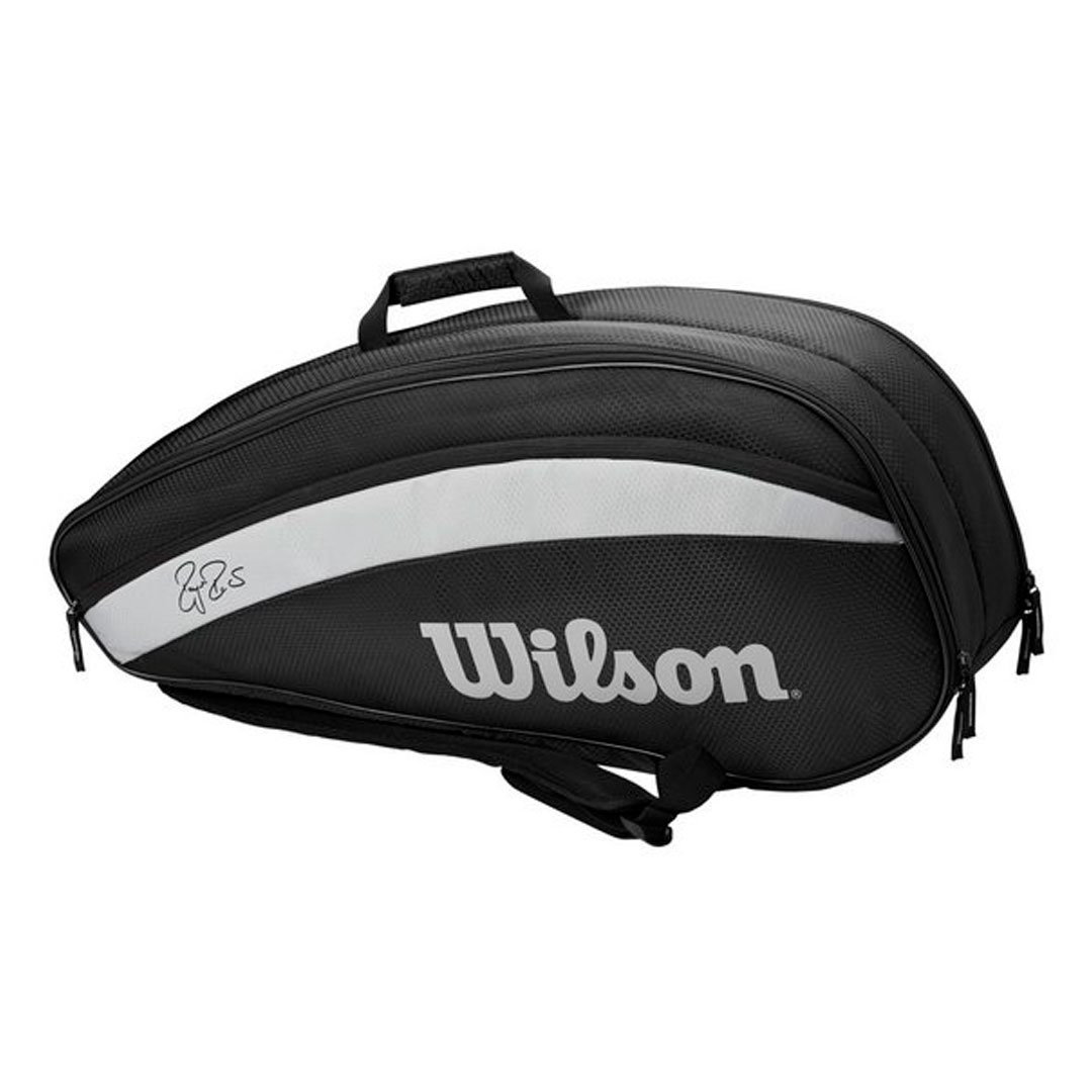 Сумка Wilson RF Team WR8005701001 черно-белая купить,NaN