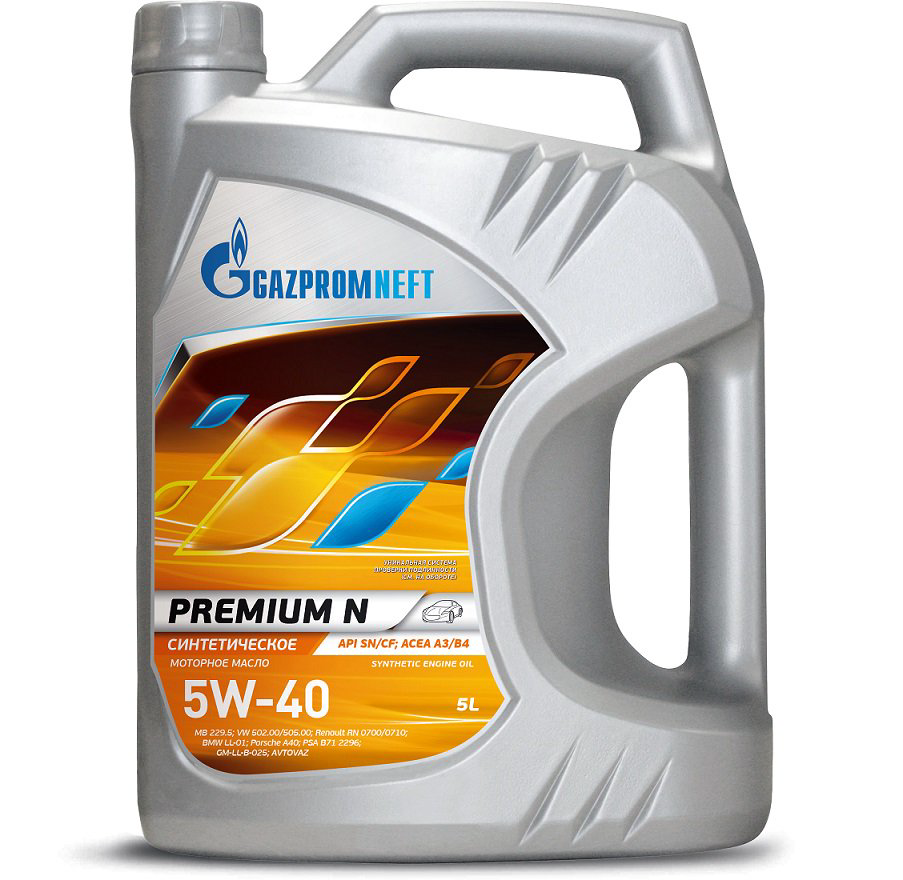 Моторное масло Gazpromneft Premium N 5W-40 5л купить,NaN