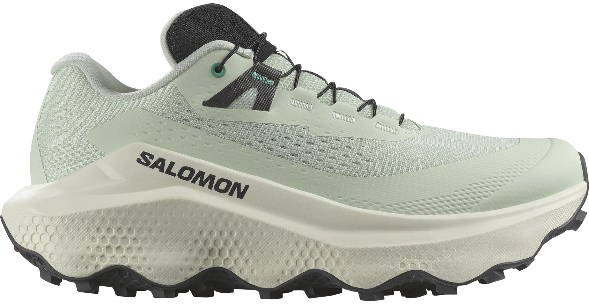 Треккинговые кроссовки Salomon светло-зеленый, светло-бежевый купить,84900