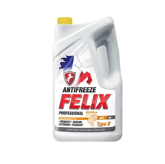 Антифриз Felix TYPE D  желтый 5кг купить,NaN