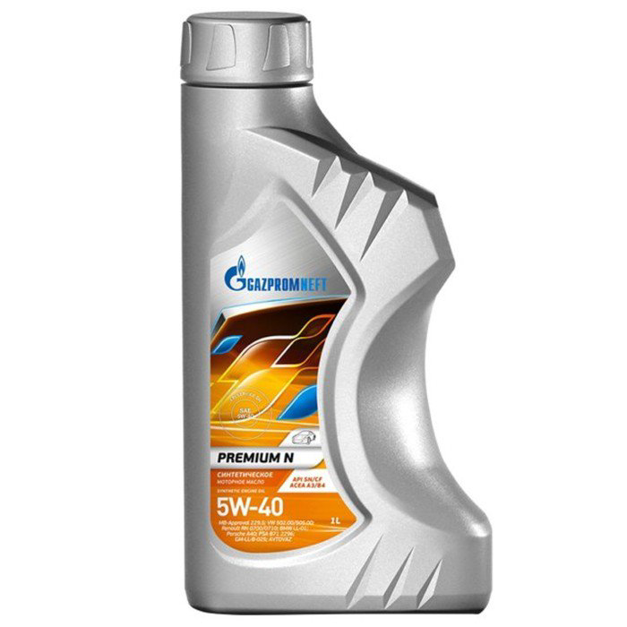 Моторное масло Gazpromneft Premium N 5W-40 1л купить,NaN