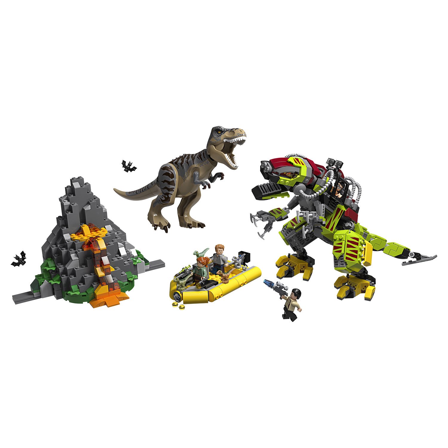 Конструктор Lego Jurassic World Бой тираннозавра и робота-динозавра 75938 купить,NaN
