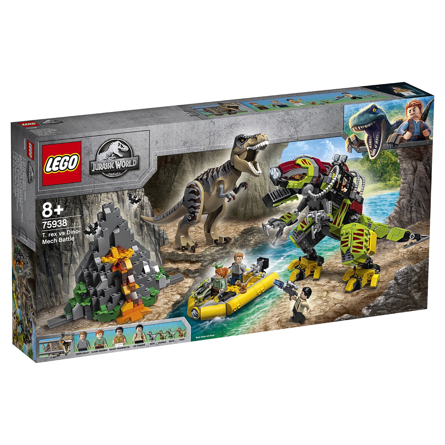 Конструктор Lego Jurassic World Бой тираннозавра и робота-динозавра 75938 купить,NaN
