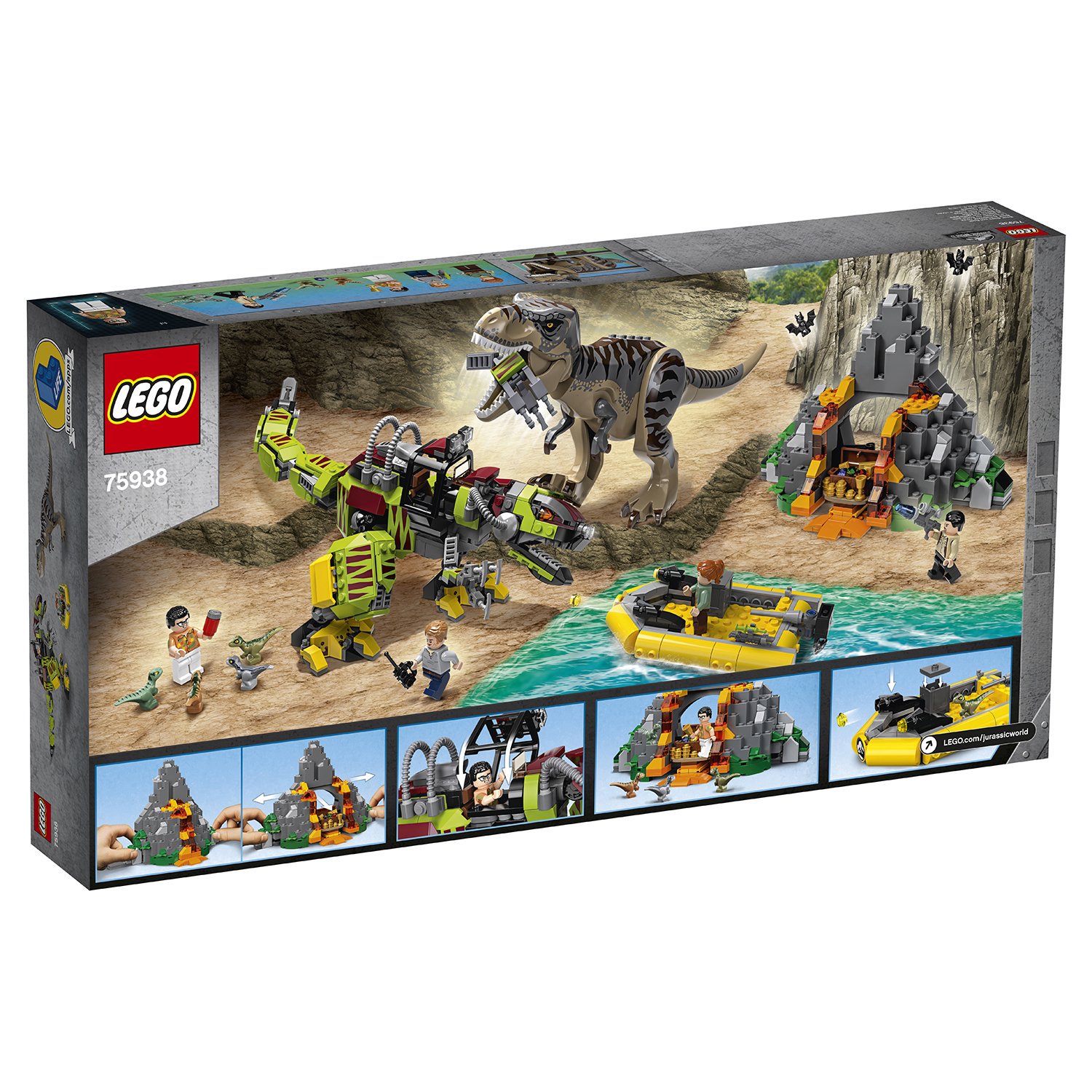 Конструктор Lego Jurassic World Бой тираннозавра и робота-динозавра 75938 купить,NaN