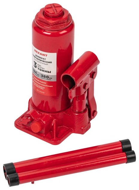 REXANT домкрат бутылочный 80-0609 3 т купить,NaN
