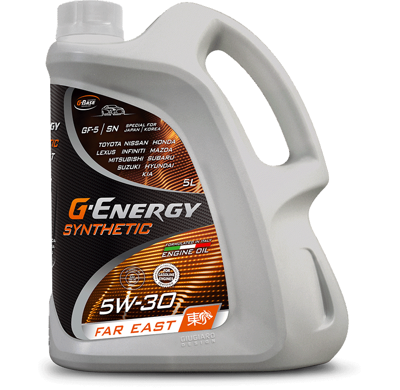 Моторное масло G-Energy Synthetic Far East 5W-30 5л купить,NaN