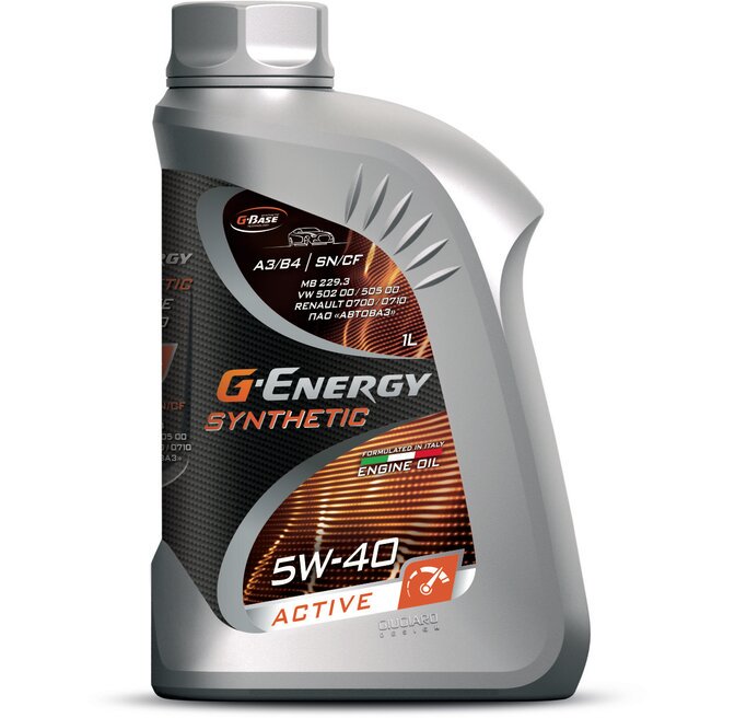 Моторное масло G-Energy Synthetic Active 5W-40 1л