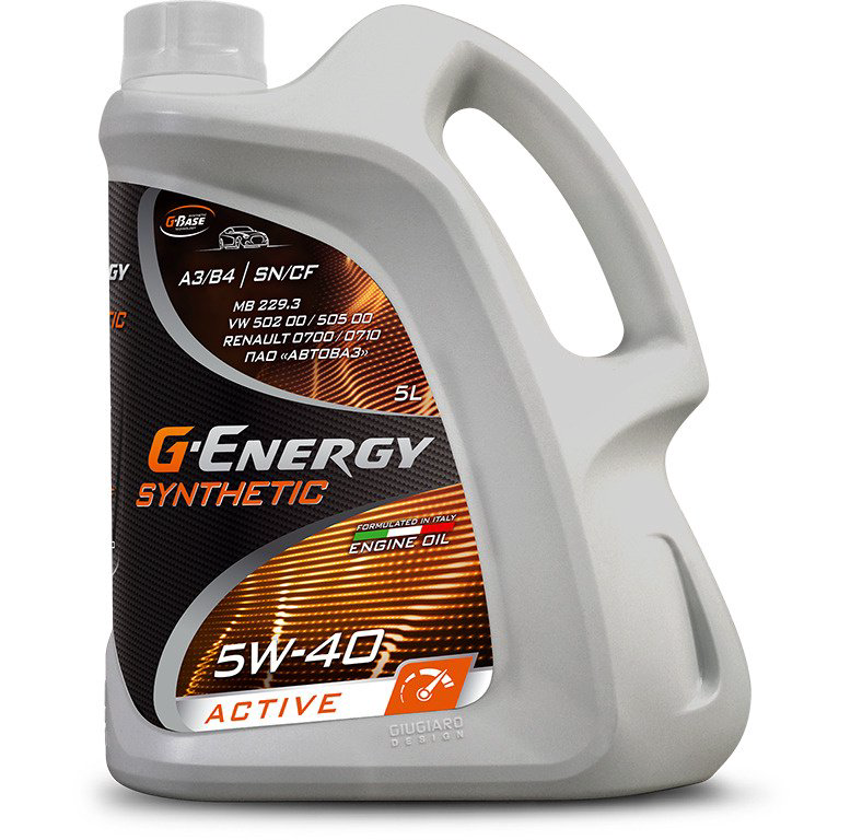 Моторное масло G-Energy Synthetic Active 5W-40 5л купить,NaN