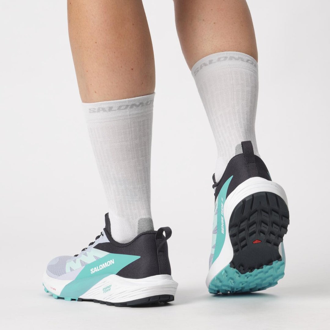 Треккинговые кроссовки Salomon light blue 36 купить,NaN