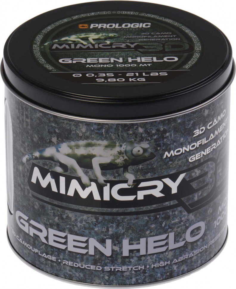 Рыболовная леска Prologic Mimicry Green Helo 0,40 мм зеленая купить,NaN