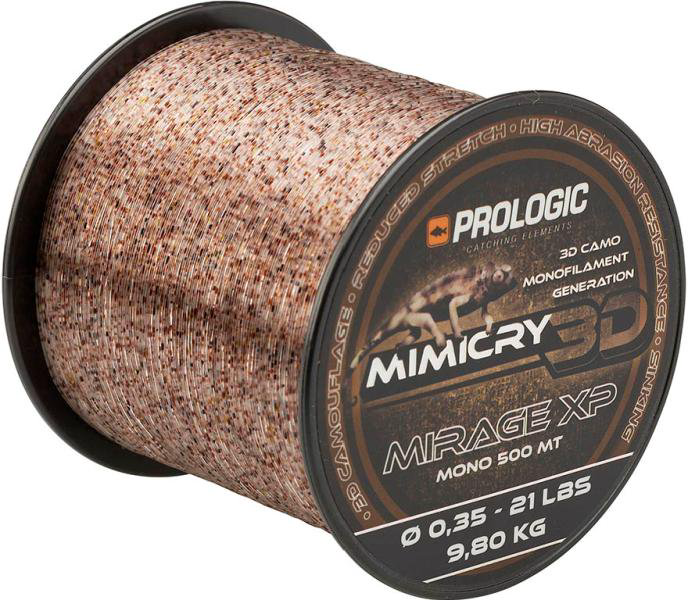 Рыболовная леска Prologic Mimicry Mirage XP 0.38 мм камуфляж купить,NaN