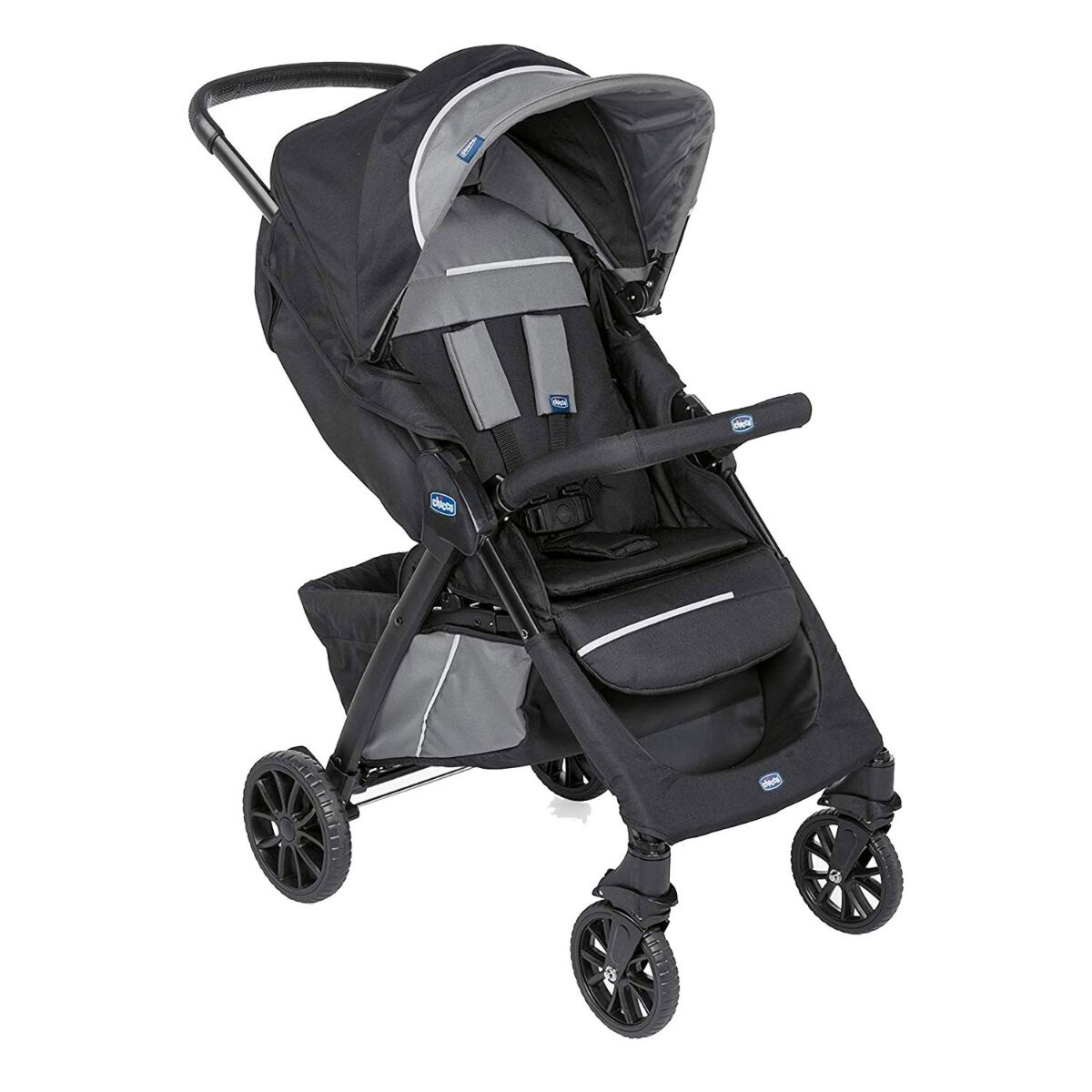 Коляска прогулочная Chicco Kwik One jet black купить,NaN