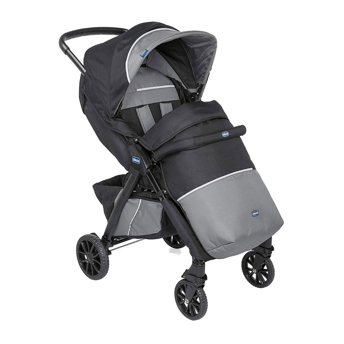 Коляска прогулочная Chicco Kwik One jet black купить,NaN
