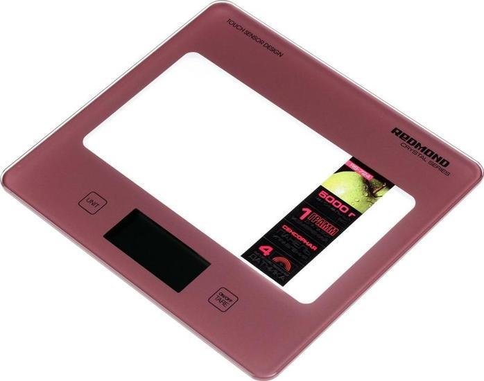 Весы кухонные Redmond RS-724-E розовые купить,0
