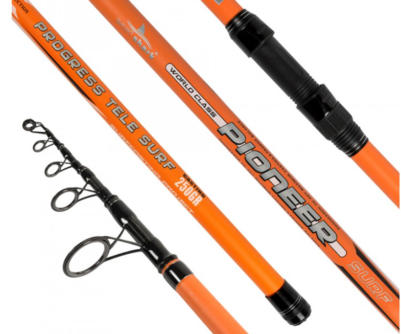 Удилище EastShark Tele Surf Pioner 401030 100-250 г 4,8 м купить,NaN