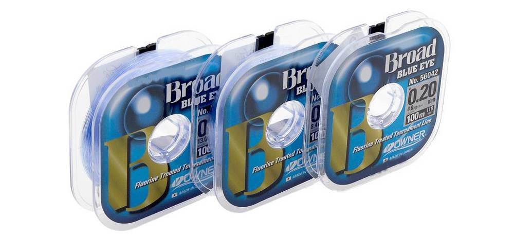 Рыболовная леска Owner Broad Blue Eye 0.30 мм синяя купить,NaN