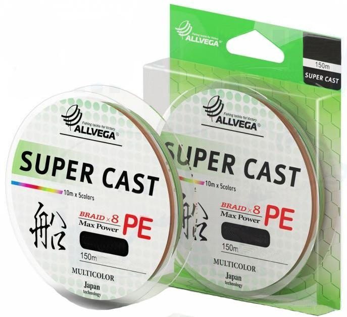 Леска Allvega Super Cast X8 0.205мм купить,NaN