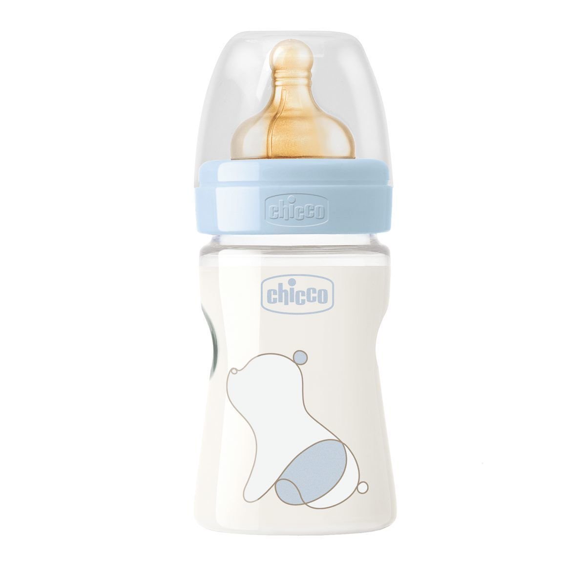 Бутылочка Chicco Original Touch 150мл голубая купить,NaN
