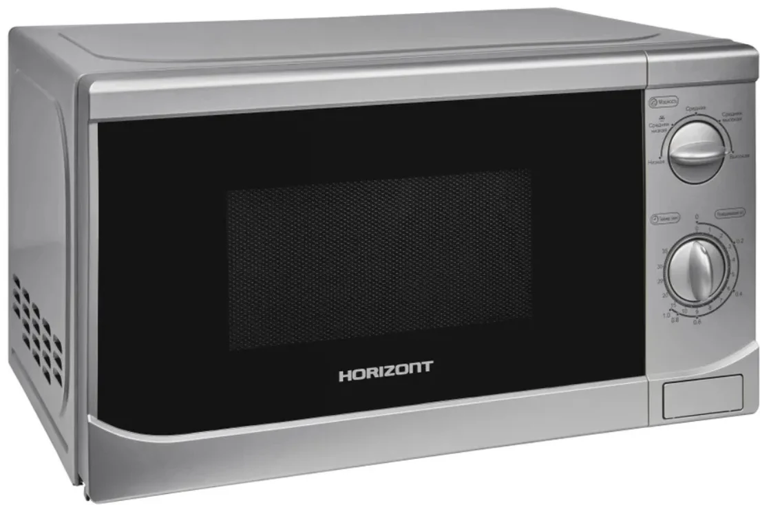 Микроволновая печь Horizont 20MW700-1378BS серебристая купить,0