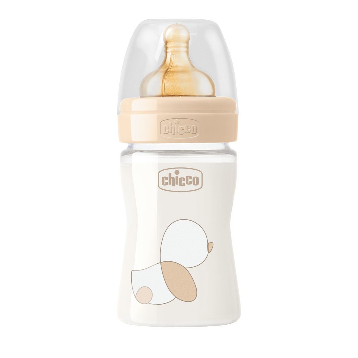 Бутылочка Chicco Original Touch 150мл бежевая купить,NaN