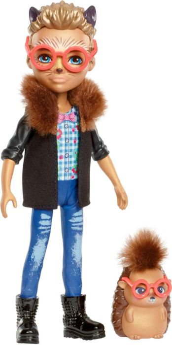 Кукла Mattel Enchantimals с любимой зверюшкой Хиксби Ежик 22см купить,NaN